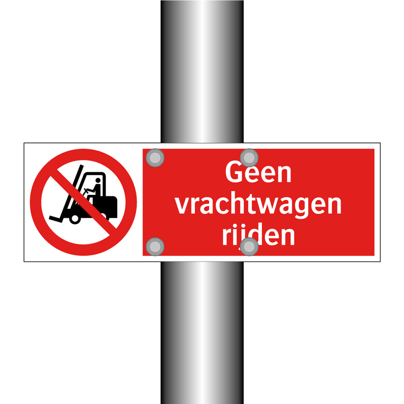 Geen vrachtwagen rijden