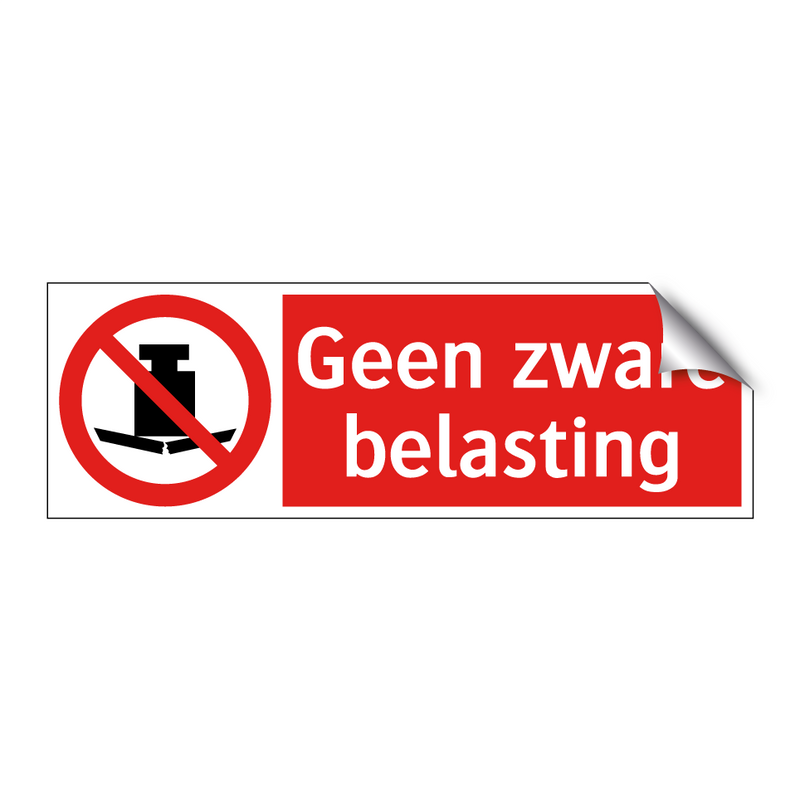 Geen zware belasting