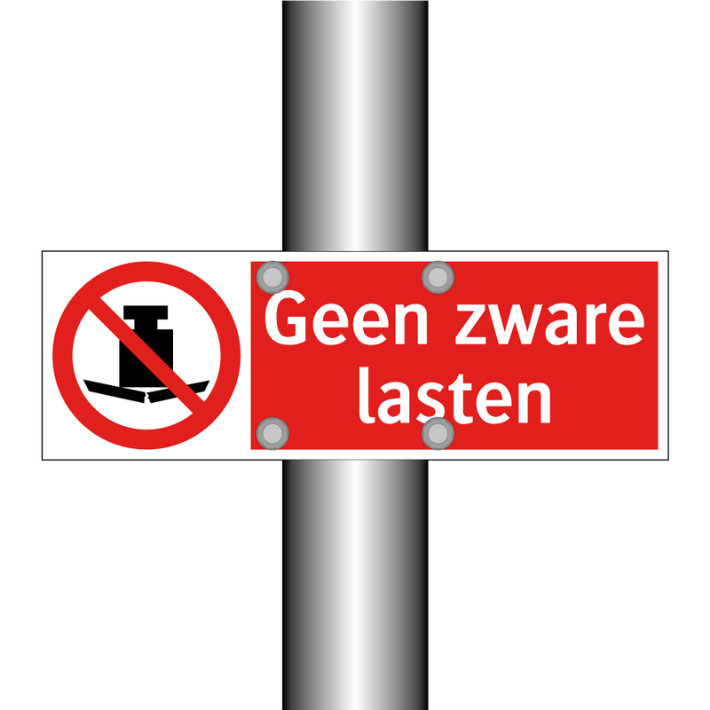 Geen zware lasten
