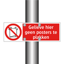 Gelieve hier geen posters te plakken