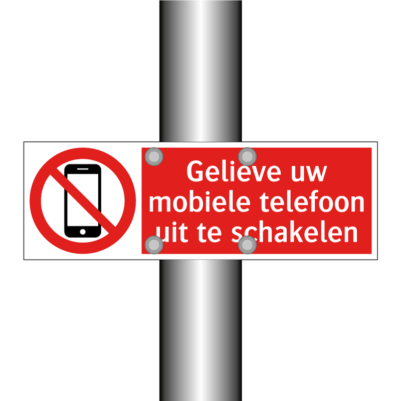 Gelieve uw mobiele telefoon uit te schakelen