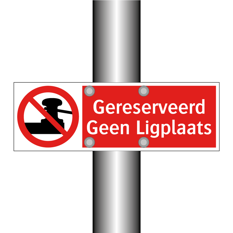 Gereserveerd Geen Ligplaats