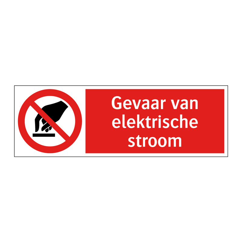 Gevaar van elektrische stroom
