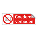 Goederen verboden