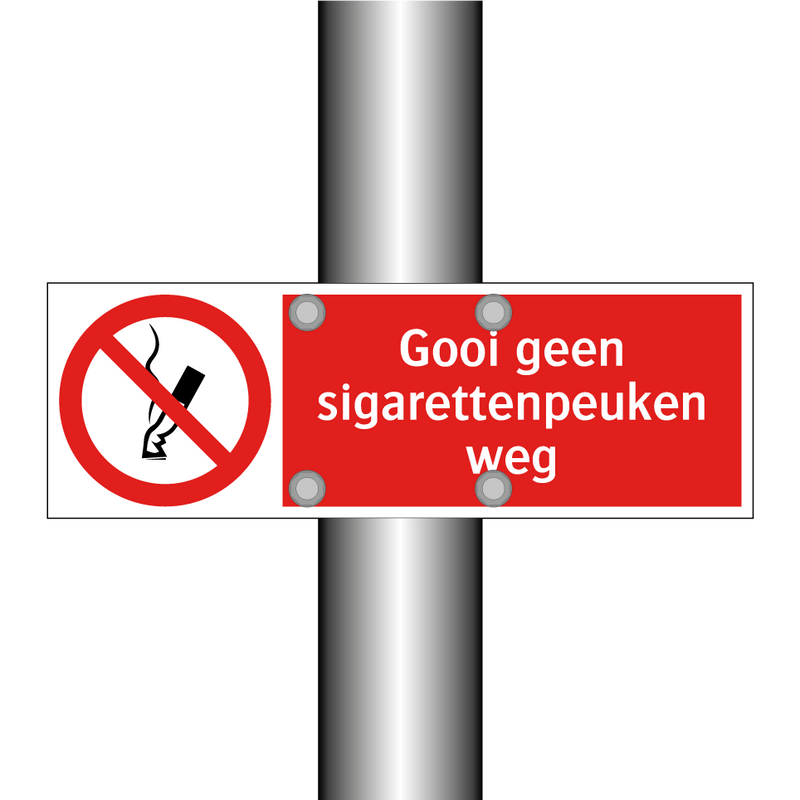 Gooi geen sigarettenpeuken weg