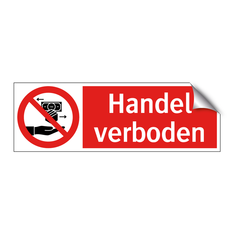 Handel verboden