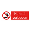 Handel verboden