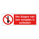 Het dragen van een stropdas is verboden