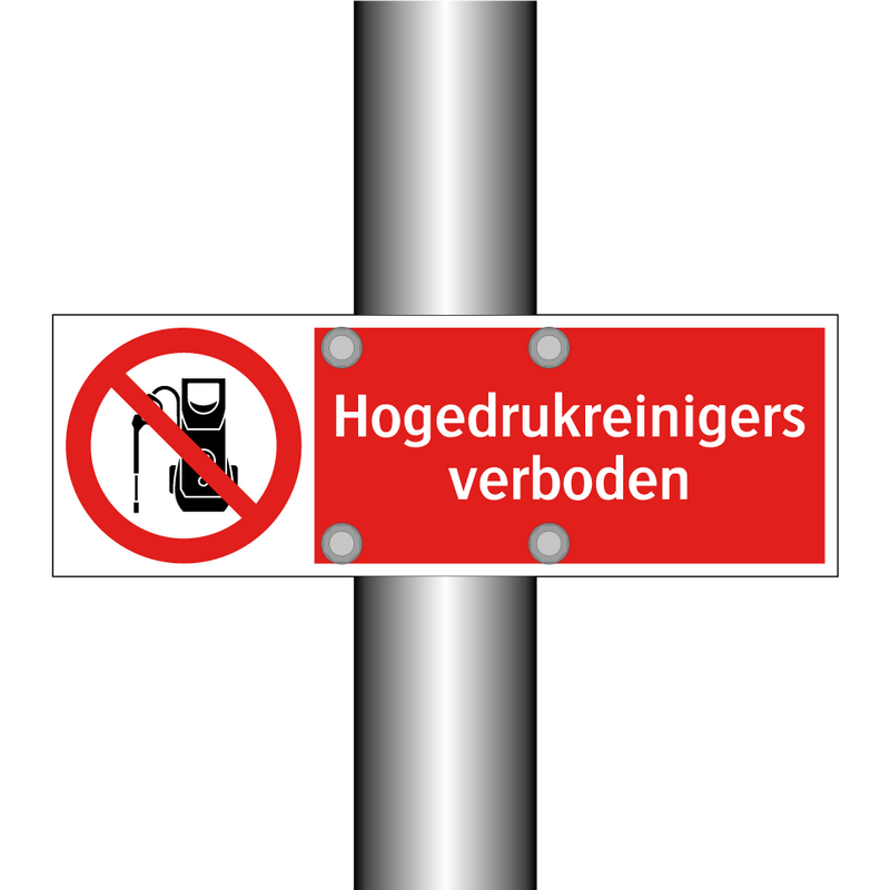 Hogedrukreinigers verboden
