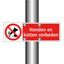 Honden en katten verboden