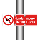 Honden moeten buiten blijven