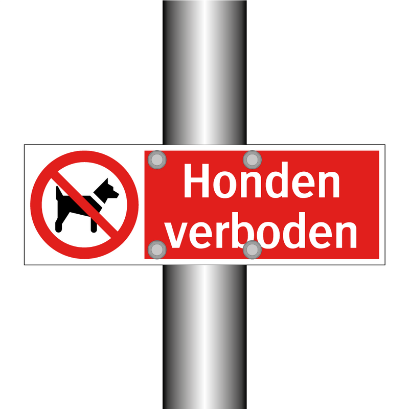 Honden verboden