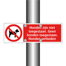 Honden zijn niet toegestaan. Geen honden toegestaan. Honden verboden