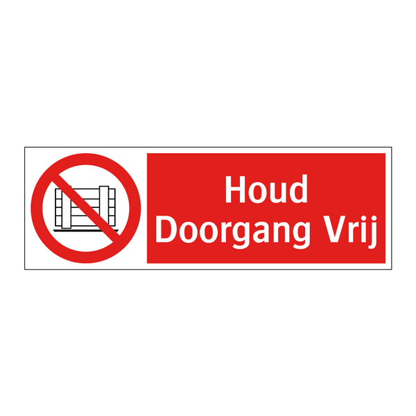 Houd Doorgang Vrij