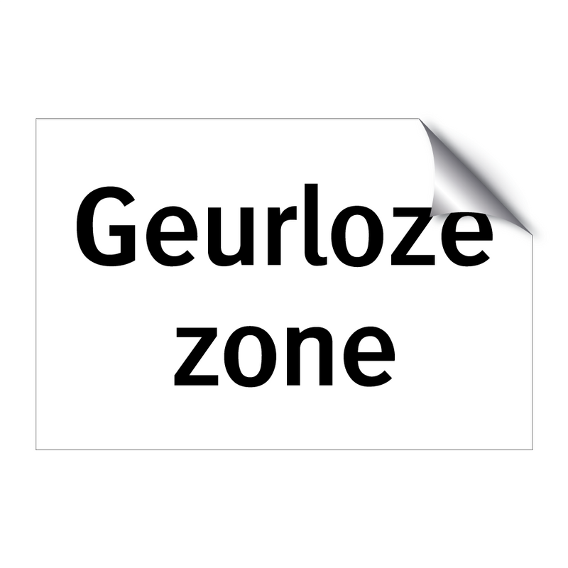 Geurloze zone