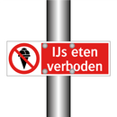 IJs eten verboden