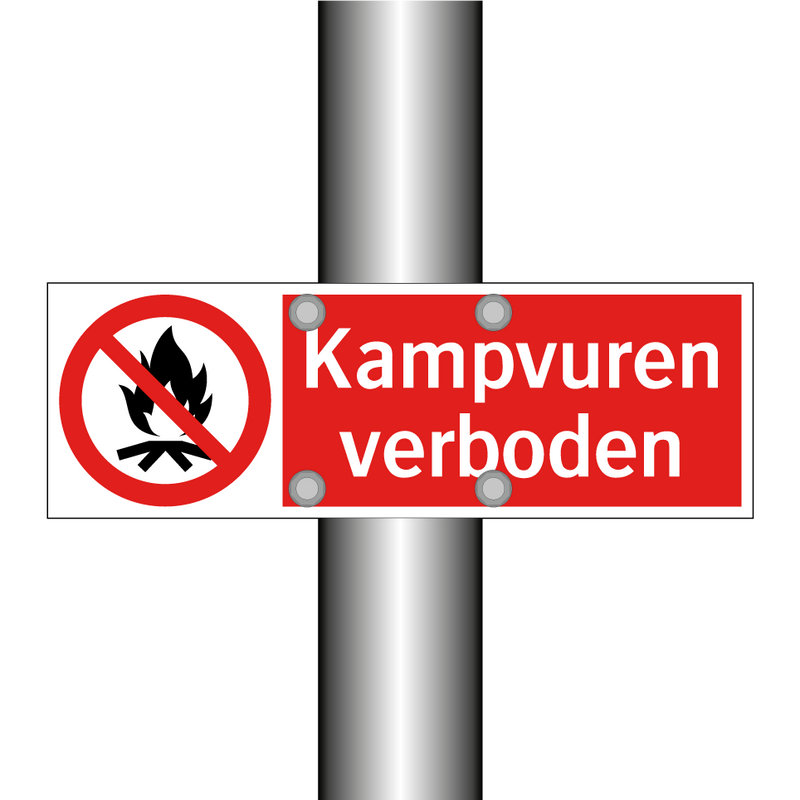 Kampvuren verboden