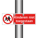 Kinderen niet toegestaan
