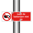 Laad de batterijen niet op