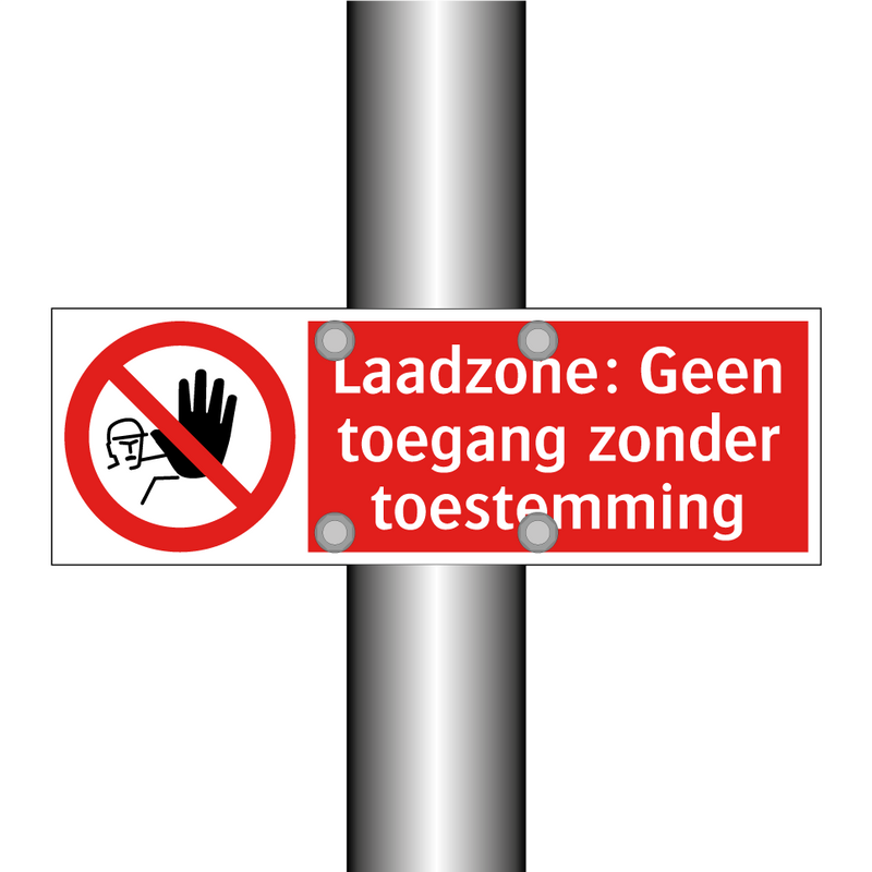 Laadzone: Geen toegang zonder toestemming