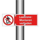 Laadzone: Monteren verboden