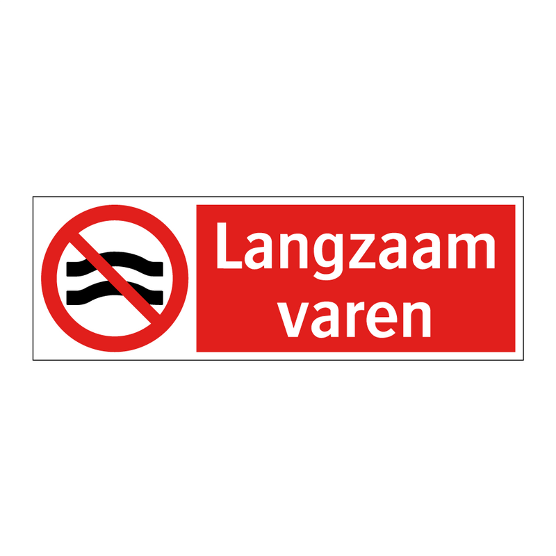 Langzaam varen