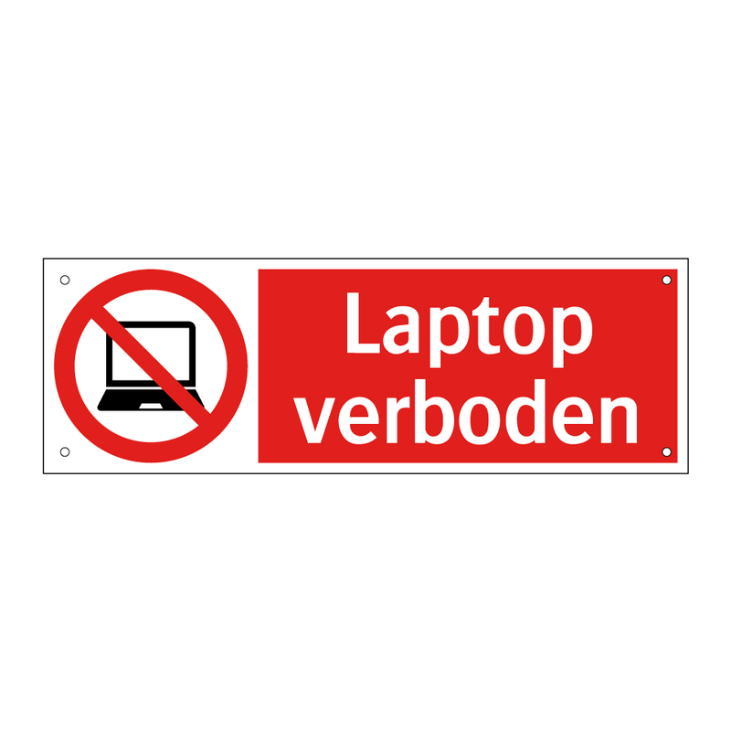 Laptop verboden