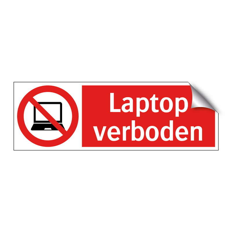 Laptop verboden