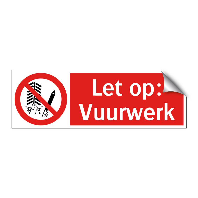 Let op: Vuurwerk