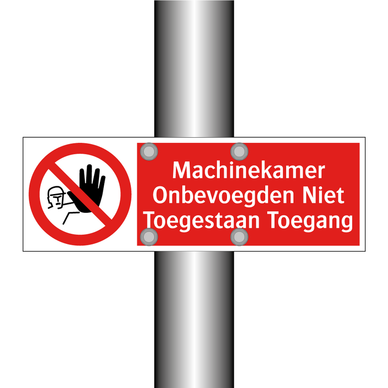 Machinekamer Onbevoegden Niet Toegestaan Toegang