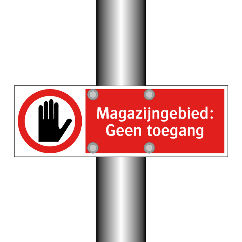 Magazijngebied: Geen toegang