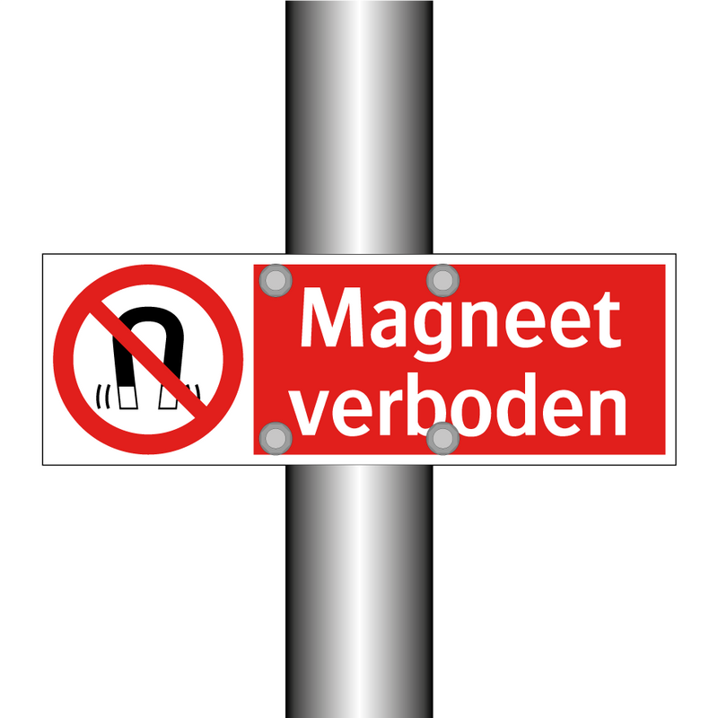 Magneet verboden