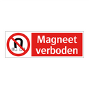 Magneet verboden
