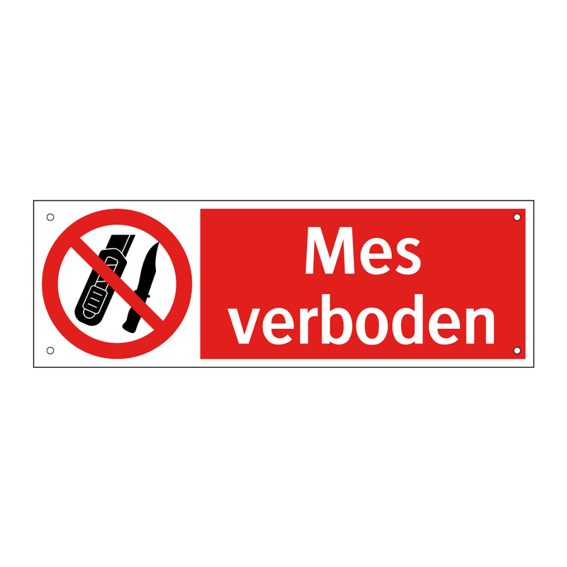 Mes verboden