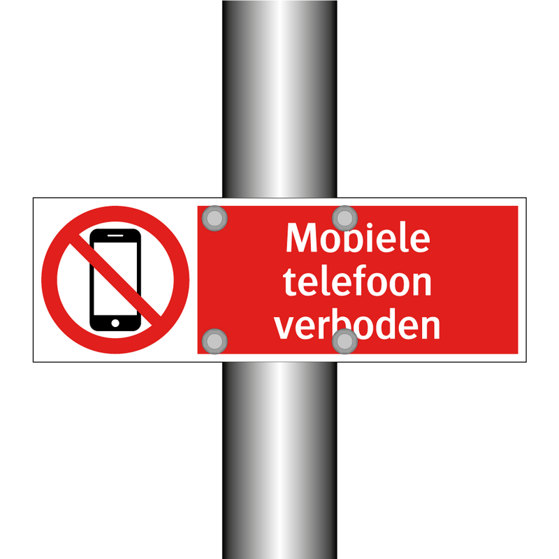 Mobiele telefoon verboden