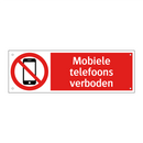 Mobiele telefoons verboden