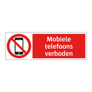 Mobiele telefoons verboden