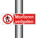 Monteren verboden
