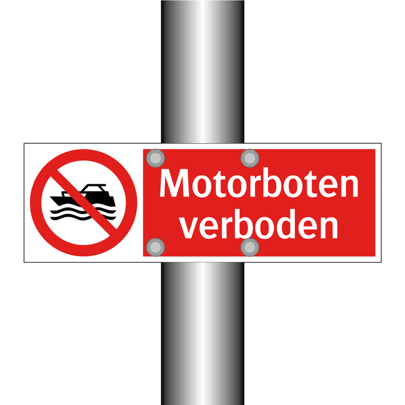 Motorboten verboden
