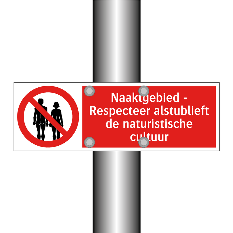 Naaktgebied - Respecteer alstublieft de naturistische cultuur