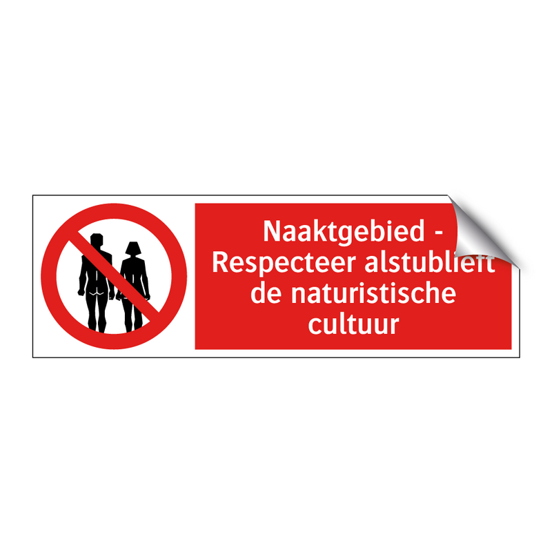 Naaktgebied - Respecteer alstublieft de naturistische cultuur