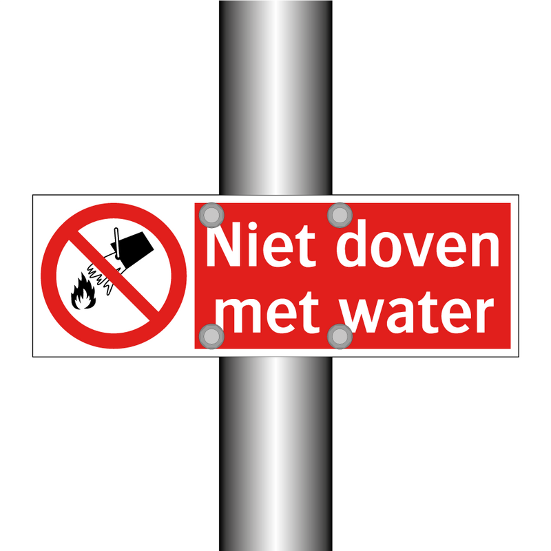 Niet doven met water