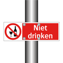 Niet drinken
