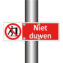 Niet duwen