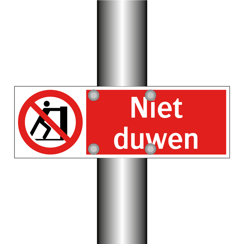 Niet duwen
