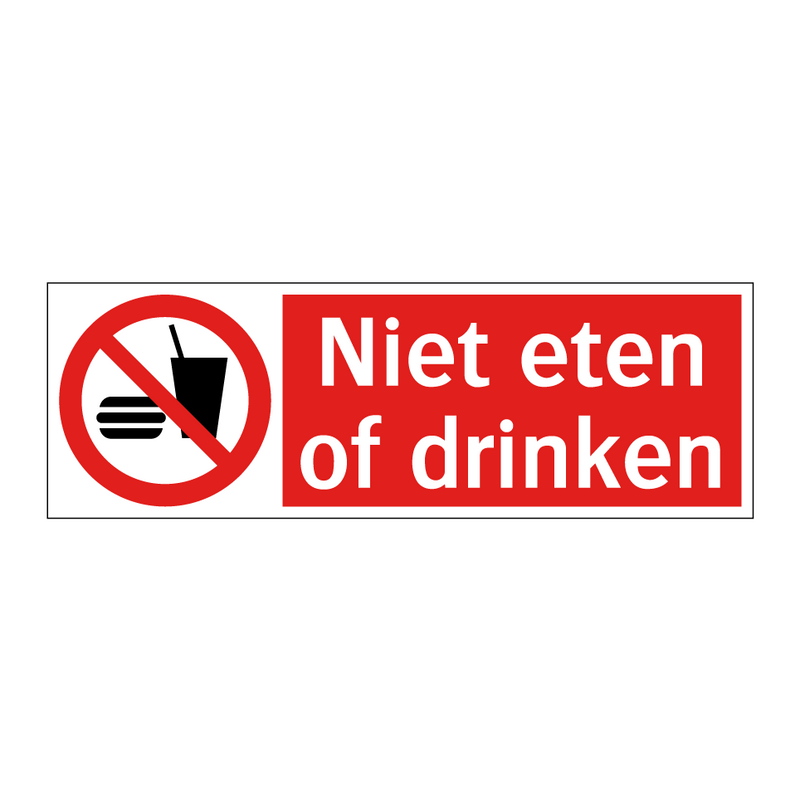 Niet eten of drinken