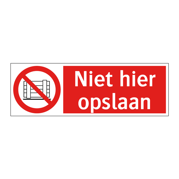 Niet hier opslaan