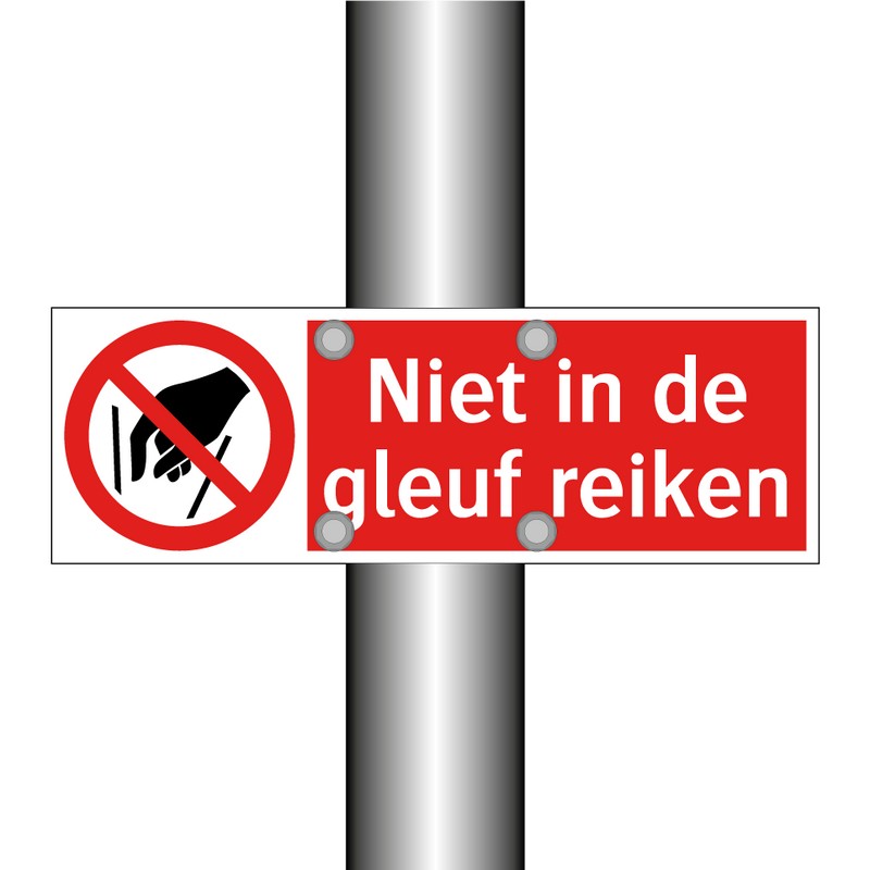 Niet in de gleuf reiken