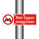 Niet liggen toegestaan