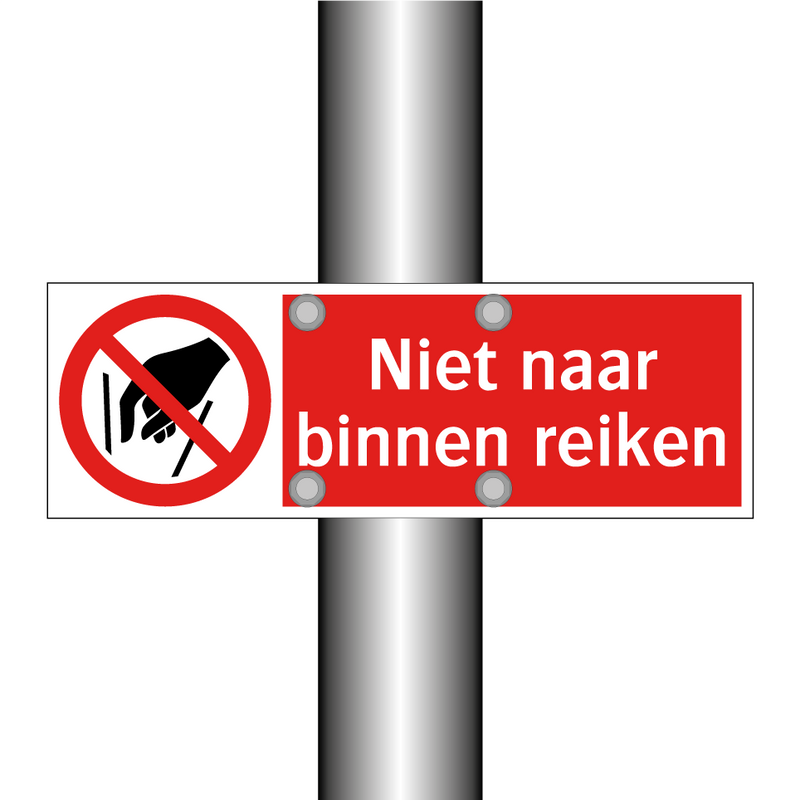 Niet naar binnen reiken